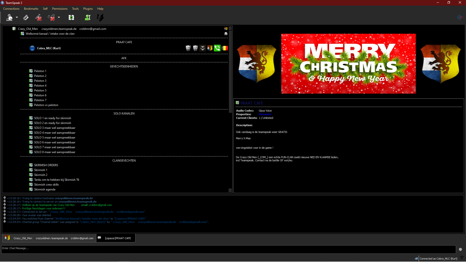 Teamspeak praatcafé
